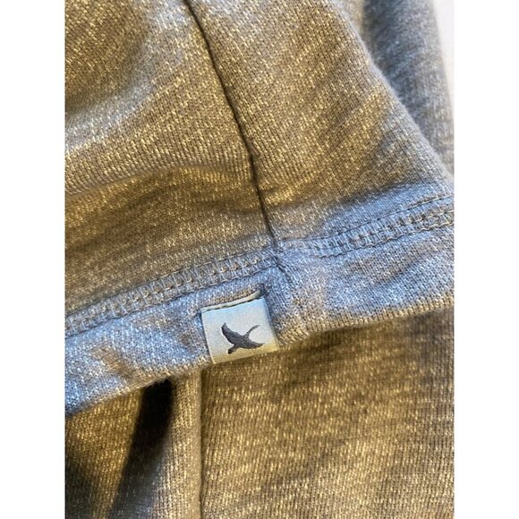 Eddie Bauer Womens Cardigan Gray Cowl Neck Jacket Large Cotton Blend Casual - Picture 9 of 11